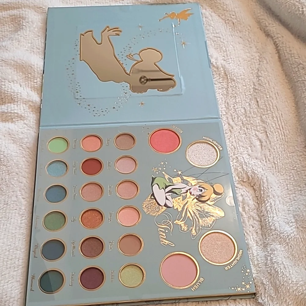 Disney Tinker Bell Eye Shadow Palette 22 Shades NWT Sealed